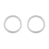 Tomfoolery Curve Large Circle Studs Best