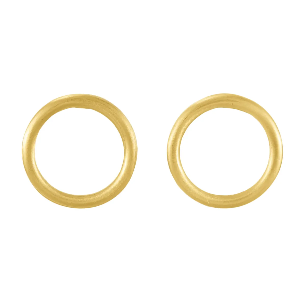 Tomfoolery Curve Large Circle Studs Best