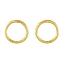 Tomfoolery Curve Large Circle Studs Best