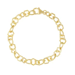 Tomfoolery Curve Multi Shape Chain Bracelet Best