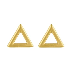 Tomfoolery Curve Triangle Studs Fashion