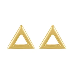 Tomfoolery Curve Triangle Studs Fashion