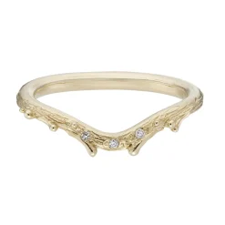 Tomfoolery Curved Diamond Hawthorne Band Outlet