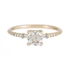 Tomfoolery Cushion Cut Diamond Melody Equilibrium Ring Discount