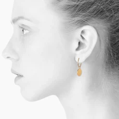Tomfoolery Cut Circle Hoop Earrings Outlet