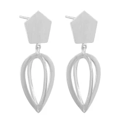 Tomfoolery 3D Pear Drop Earrings Hot