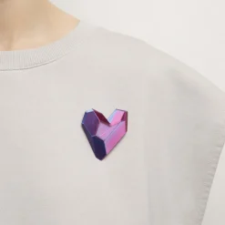 Tomfoolery 3d Printed Heart Brooch Outlet