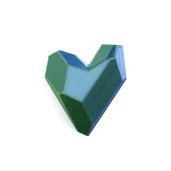 Tomfoolery 3d Printed Heart Brooch Outlet