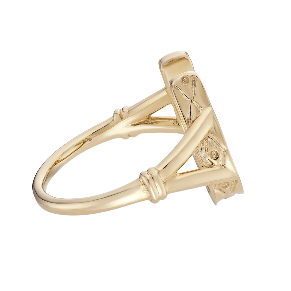 Tomfoolery Dala Gold Lucky Horseshoe Ring Clearance