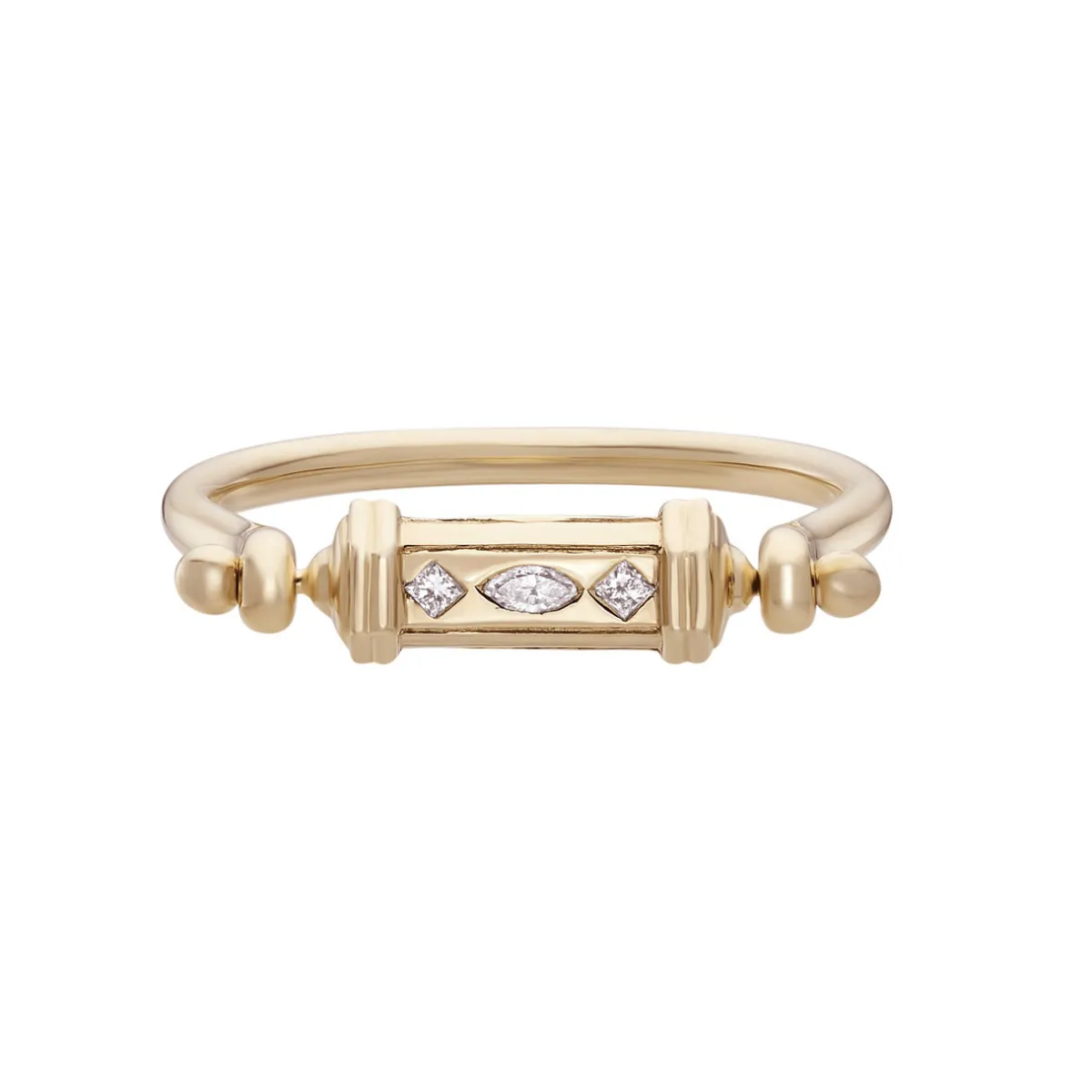 Tomfoolery Dala Mudra Gold Spinner Ring Sale