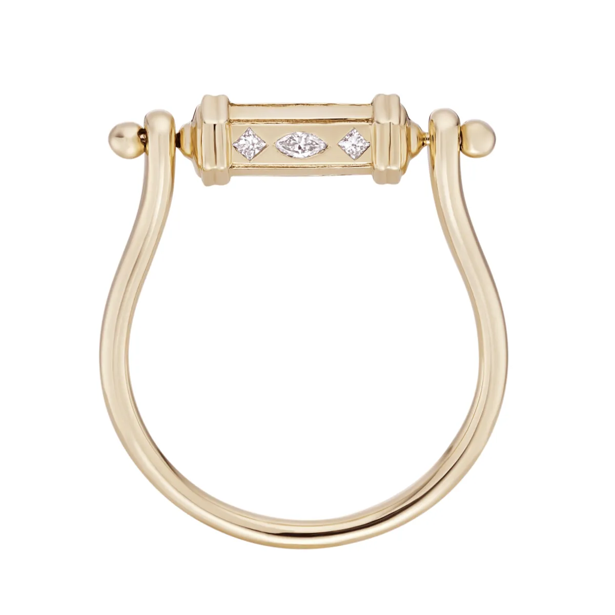 Tomfoolery Dala Mudra Gold Spinner Ring Sale