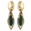 Tomfoolery Dark Blue Selia Statement Drop Earrings Outlet