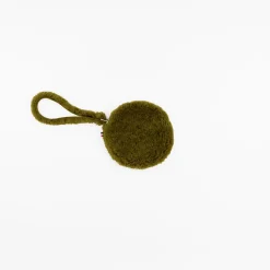 Tomfoolery Dark Green Merino Sheepskin Coin Purse Best