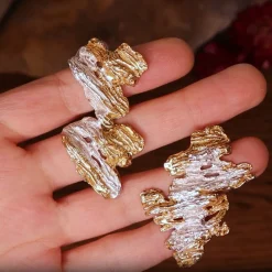 Tomfoolery Darya Irregular Mismatched Earrings Online