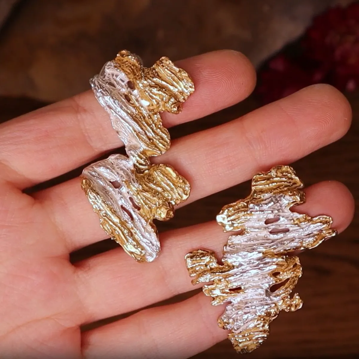 Tomfoolery Darya Irregular Mismatched Earrings Online