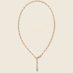 Tomfoolery Debbie N°3 9ct Yellow Gold Necklace Hot