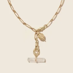 Tomfoolery Debbie N°3 9ct Yellow Gold Necklace Hot