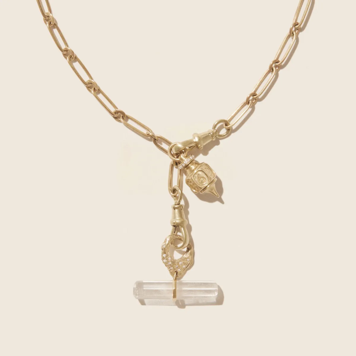 Tomfoolery Debbie N°3 9ct Yellow Gold Necklace Hot