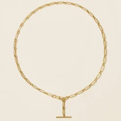 Tomfoolery Debbie N°2 Yellow Gold Chain Necklace Outlet
