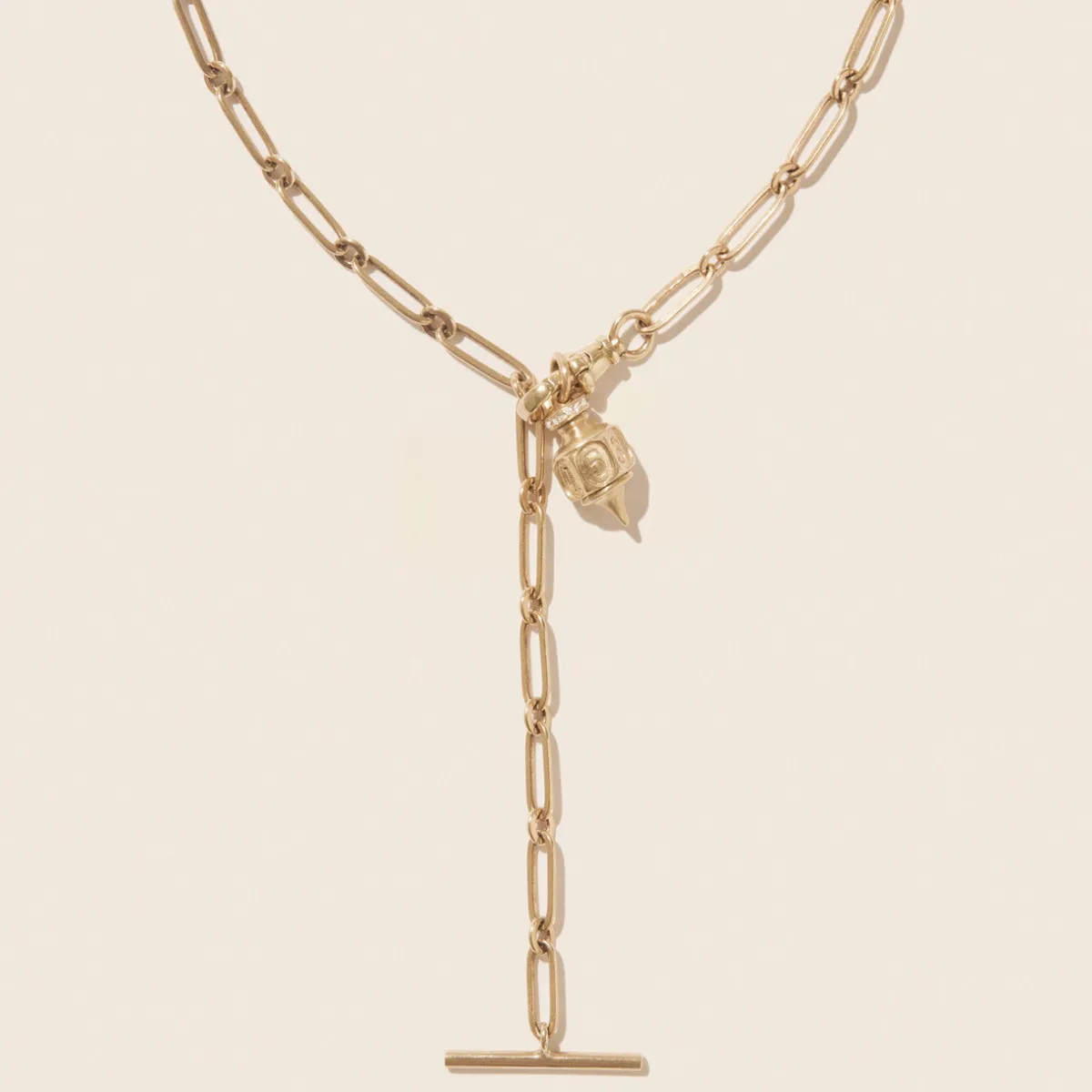 Tomfoolery Debbie N°2 Yellow Gold Chain Necklace Outlet