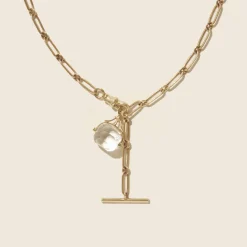 Tomfoolery Debbie N°2 Yellow Gold Chain Necklace Outlet