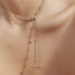Tomfoolery Debbie N°2 Yellow Gold Chain Necklace Outlet