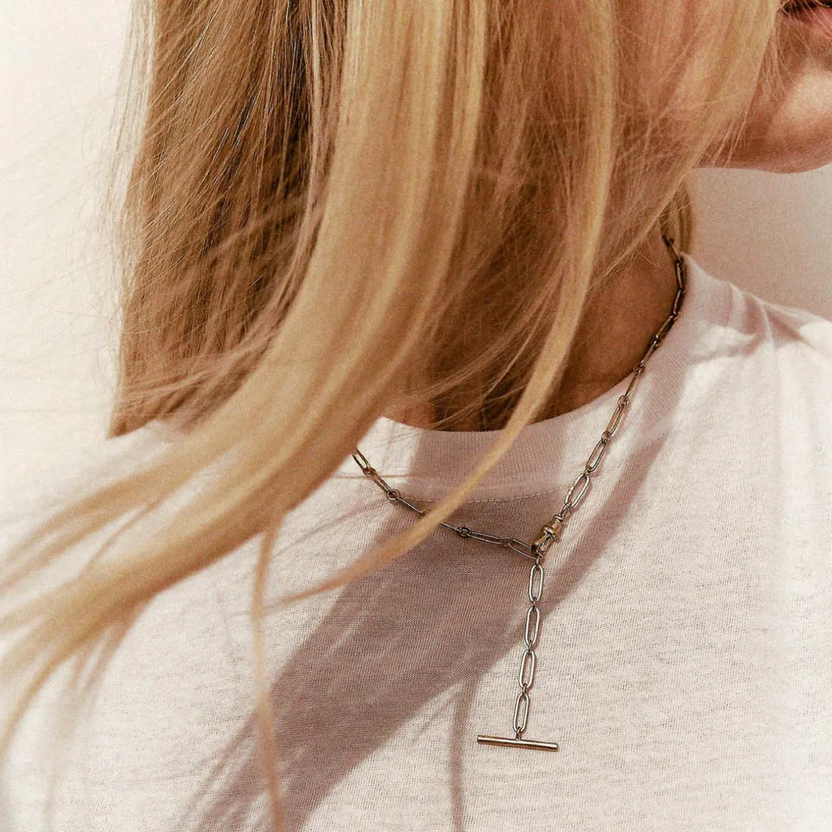 Tomfoolery Debbie N°2 Yellow Gold Chain Necklace Outlet
