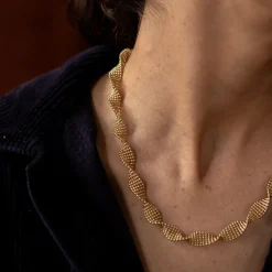 Tomfoolery Deia Gold Twist Chain Necklace Discount