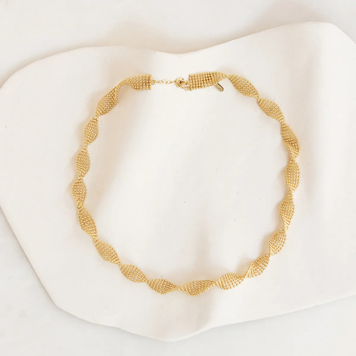 Tomfoolery Deia Gold Twist Chain Necklace Discount