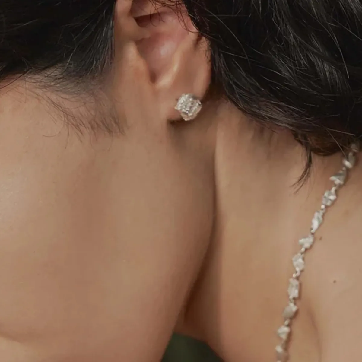 Tomfoolery Deti Silver White Sapphire Studs Sale