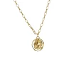 Tomfoolery Dia Arc Necklace Gold Plated Fashion