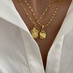 Tomfoolery Dia Arc Necklace Gold Plated Fashion