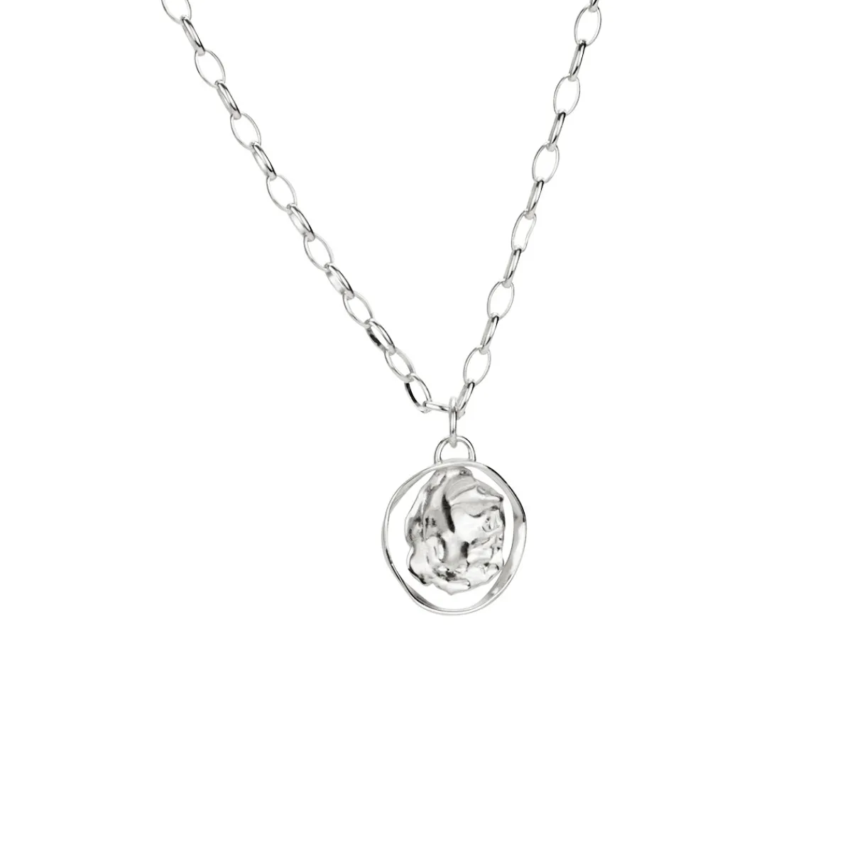Tomfoolery Dia Arc Necklace Silver Outlet