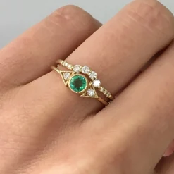 Tomfoolery Diamond Arch Ring Discount