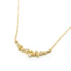 Tomfoolery Diamond Cluster Garland Necklace Clearance