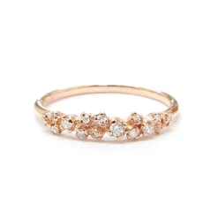 Tomfoolery Diamond Cluster Garland Ring Fashion