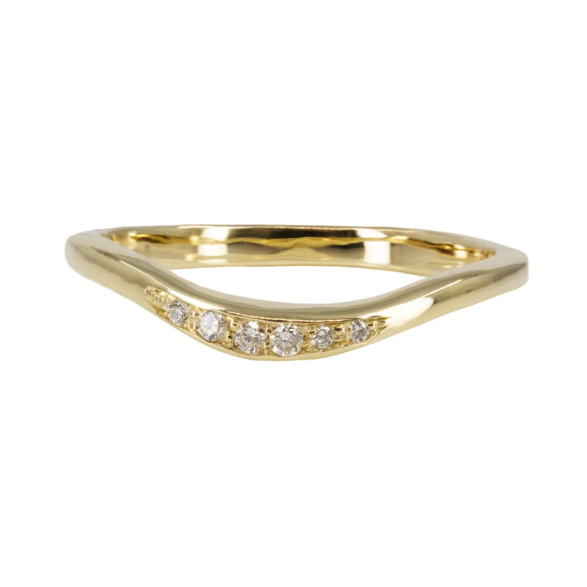 Tomfoolery Diamond Curved Arc Band Sale