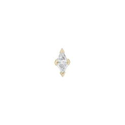 Tomfoolery Diamond Date Trillion Stud New