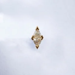 Tomfoolery Diamond Date Trillion Stud New