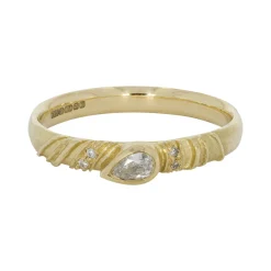 Tomfoolery Diamond Droplet Engagement Ring Discount