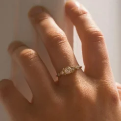 Tomfoolery Diamond Duo Deco Spear Ring Best