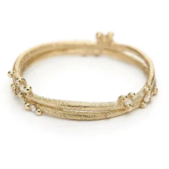 Tomfoolery Diamond Encrusted Wrap Band Hot