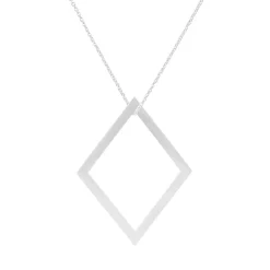 Tomfoolery Diamond Long Drop Pendant Hot