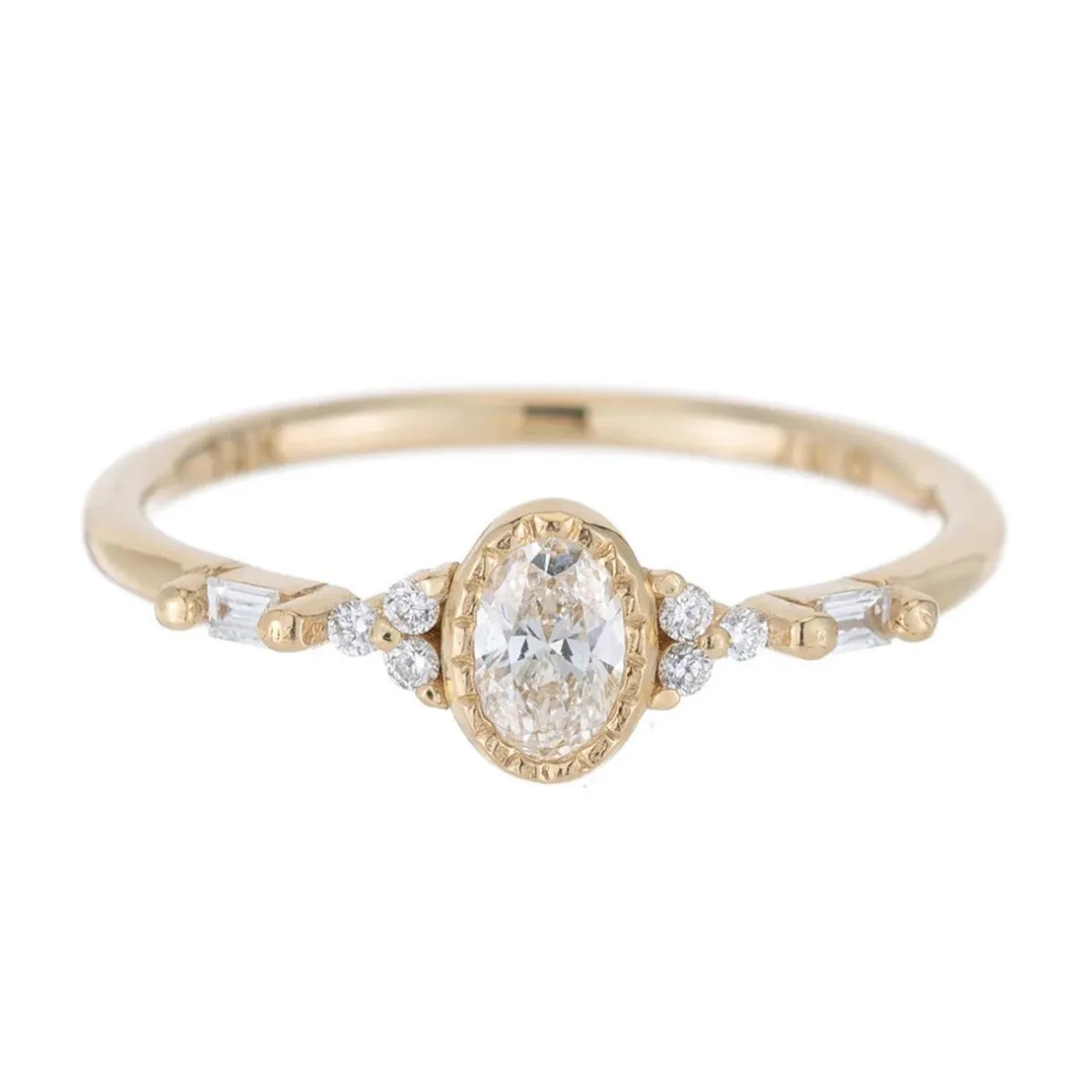 Tomfoolery Diamond Oval Poeme Ring Online