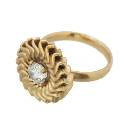 Tomfoolery Diamond Rosette Ring Clearance