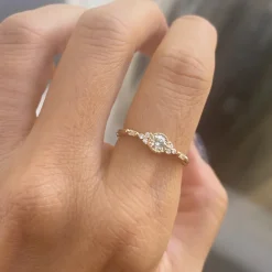 Tomfoolery Diamond Round Poeme Ring Sale