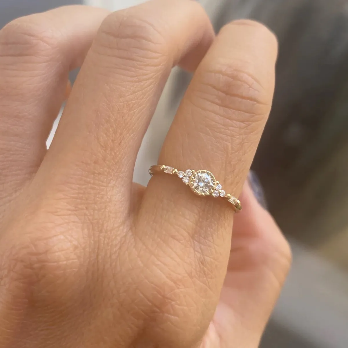 Tomfoolery Diamond Round Poeme Ring Sale
