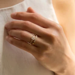 Tomfoolery Diamond Staccato Ring Outlet