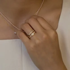 Tomfoolery Diamond Staccato Ring Outlet