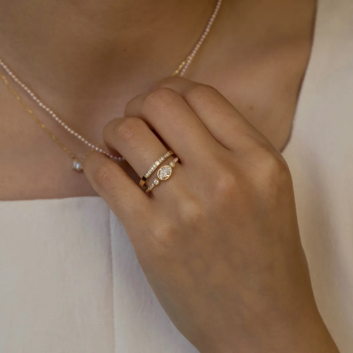Tomfoolery Diamond Staccato Ring Outlet